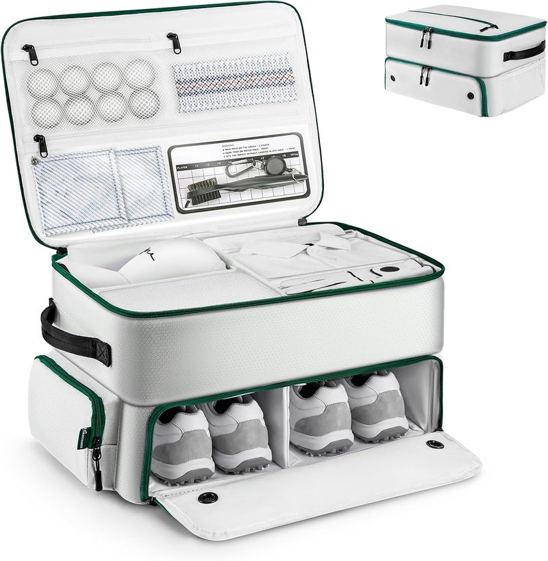 BRANTMAKER Golf Trunk Organizer, Golf Accessories for Men/Women to Storage Stuff and Gear, Cool Gifts for Golfers, Dad, Him/Her, Birthday or Father’s Day - Image 1